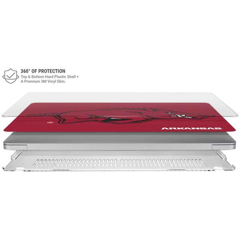 University of Arkansas-Fayetteville Razorbacks Red Logo MacBook Air 15in (2023-2025) Case plus Skin